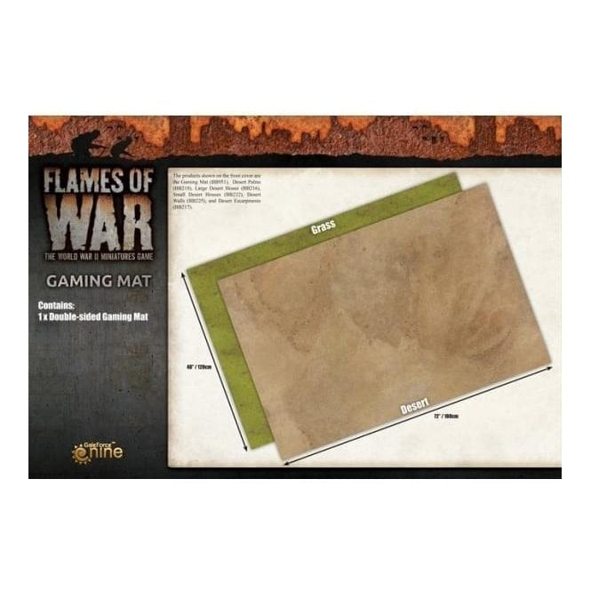 Gale Force Nine - BB951 Battlefield in a Box Desert / Grass Gaming Mat - Flames of War / Team Yankee