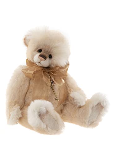 Charlie Bears 2022 – Monet | Isabelle Collection Teddy Bear (Limited Edition – 250 Pieces) Fully Jointed Fluffy Alpaca & Mohair Collectable - 13"