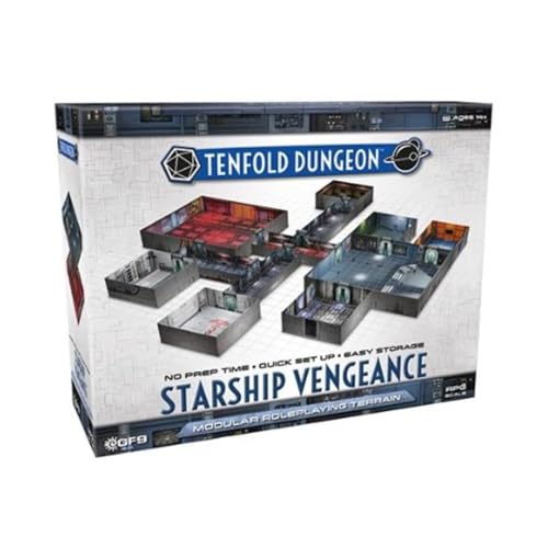 Tenfold Dungeon : Starship Vengeance - Modular Roleplaying Terrain - Gale Force Nine