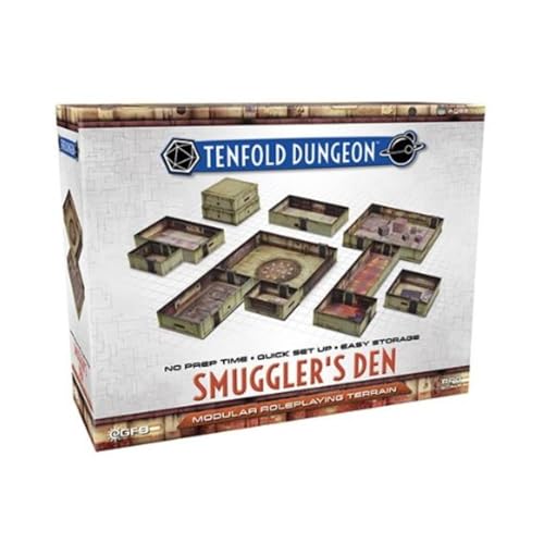 Tenfold Dungeon : Smuggler's Den - Modular Roleplaying Terrain - Gale Force Nine