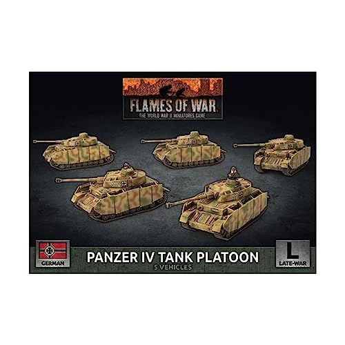 Flames of War - GBX142 German Panzer IV Platoon (Late War)