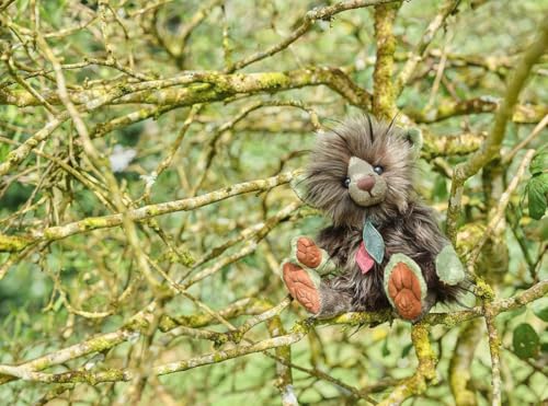 Charlie Bears - Tree Elf | 2024 Cuddle Time Exclusive, Monsterology, Magical, Plush, Handmade, Fully Jointed, Poseable, Cuddly, Soft, Gift