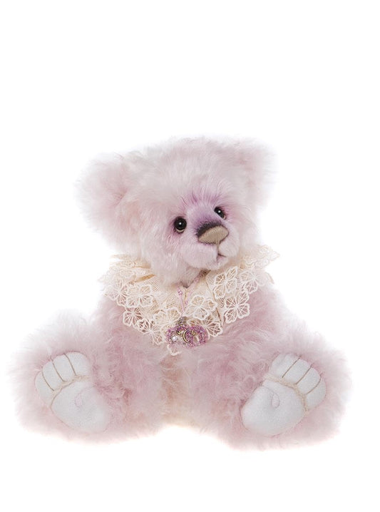 Charlie Bears 2023 - Bronte Teddy Bear Plush Pink Limited Edition Mohair Alpaca Pink Collectable Stuffed Animal