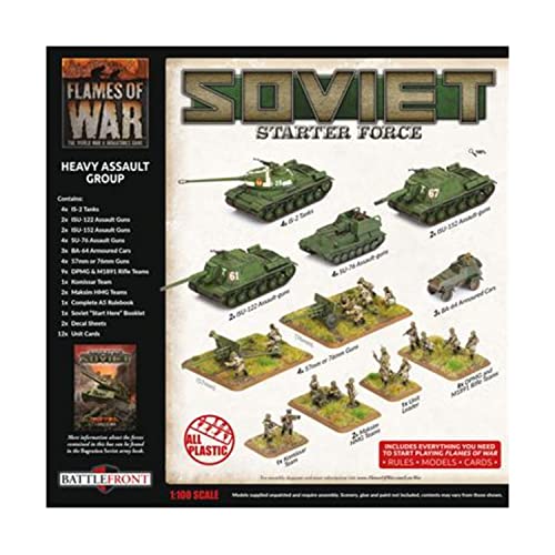 Flames of War - Soviet Heavy Assault Group - Starter Force - SUAB13