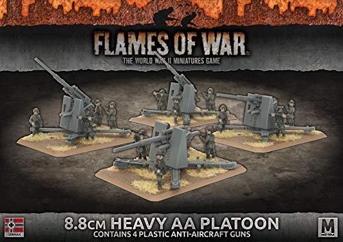 Flames of War - German 8.8cm Heavy AA Platoon (Mid War) GBX119 - FBA