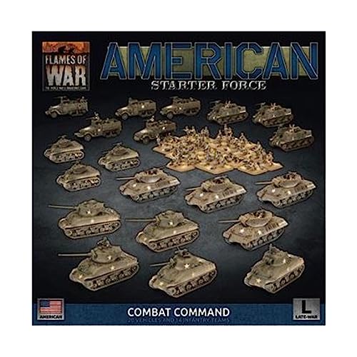 Flames of War - American Starter Force Combat Command Army Deal - USAB10