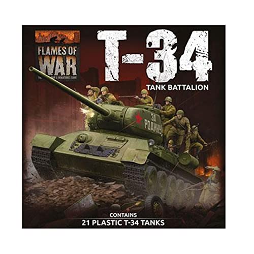 Flames of War - Soviet T-34 Tank Battalion Army Deal - SUAB12