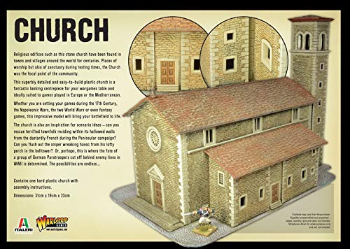 Bolt Action - Plastic Church Wargaming Scenery - 28mm - Warlord Games