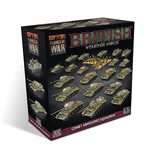 Flames of War - British Comet Armoured Squadron - Starter Force - BRAB14