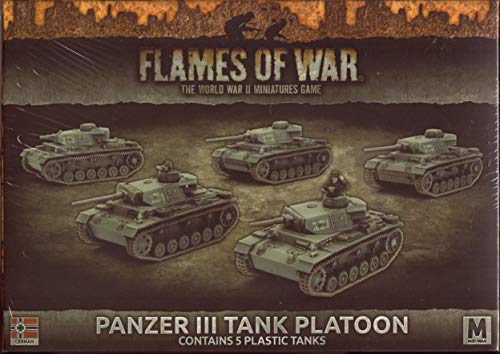 Flames of War - Panzer III Tank Platoon - GBX105