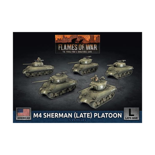 Flames of War - American M4 Sherman (Late) Platoon - UBX88