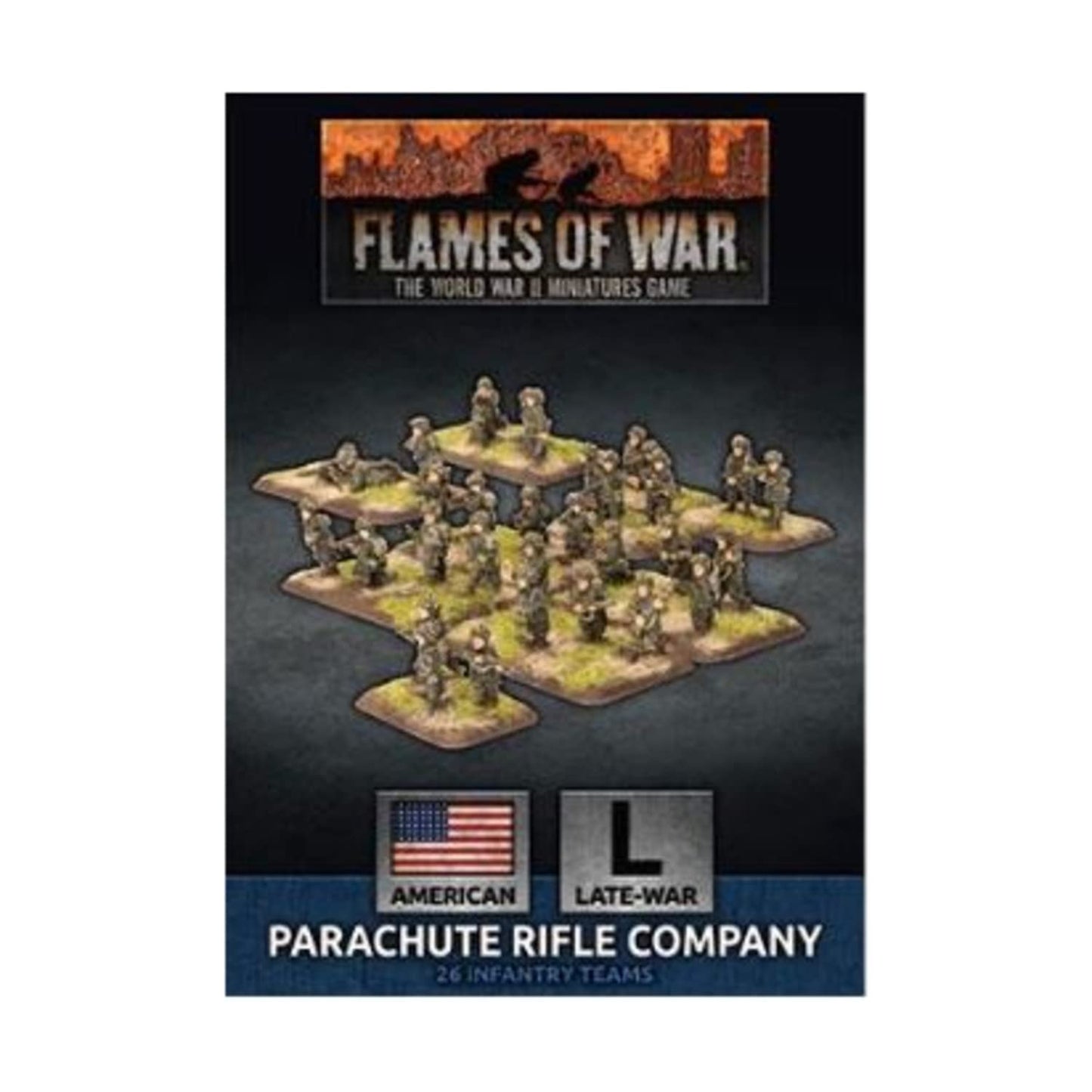 Flames of War - UBX64 American Parachute Rifle Company (Late War)