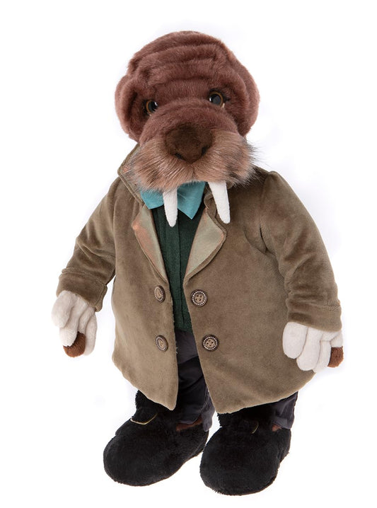 Charlie Bears - Walrus | 2023 Charlie's Signature Collection, Walrus Plush Teddy Bear, Alice in Wonderland, Walrus and The Carpenter, Limited Edition of 600, Ages 14+, Handmade, Costume Bear