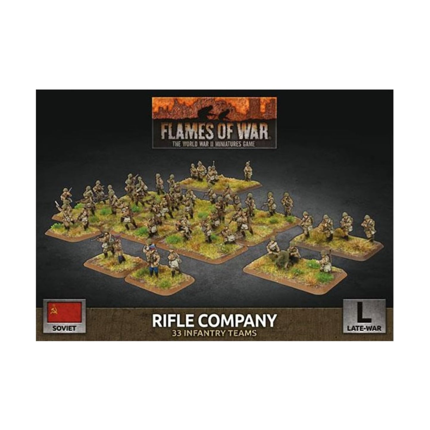 Flames of War - Soviet Rifle Company - Late War - SBX79