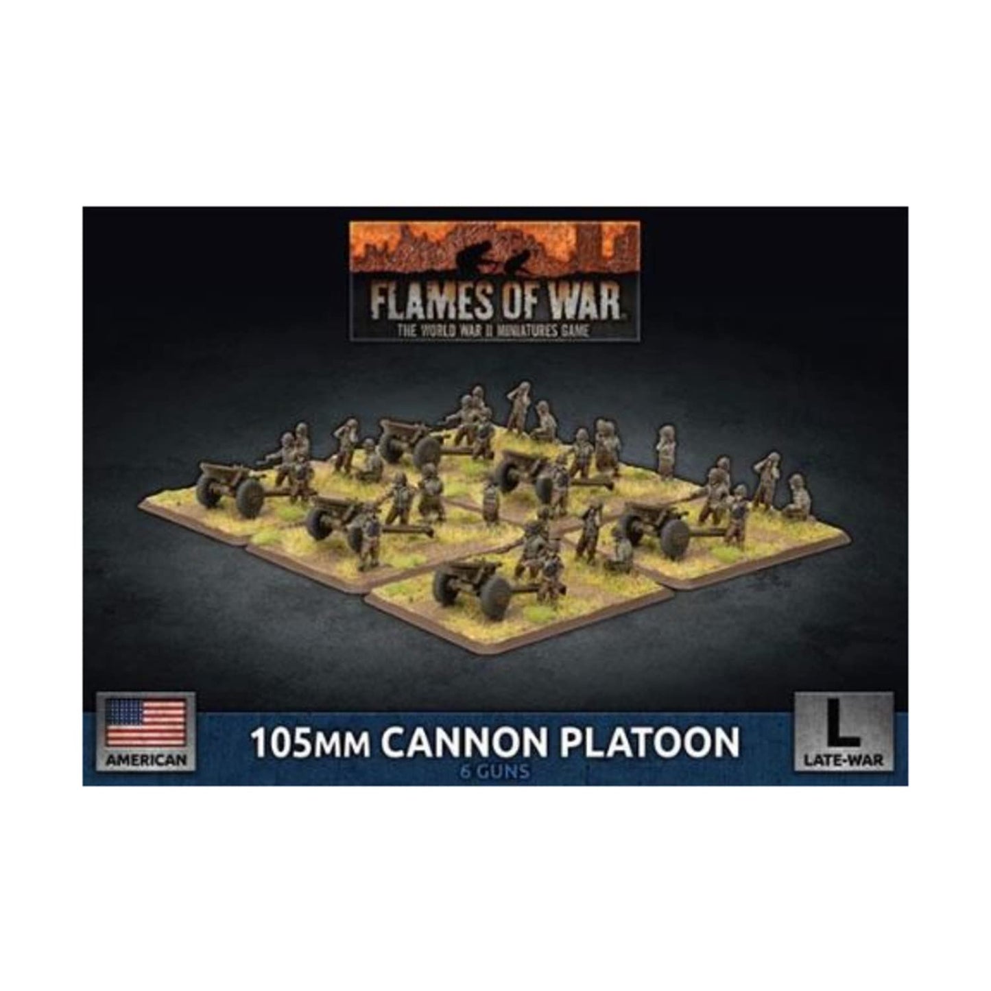 Flames of War - UBX82 American 105mm Cannon Platoon (Late War)