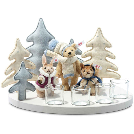 Steiff 007163 - Winter Wonderland Diorama Set - Limited Edition