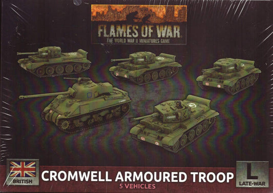 Flames of War - British Cromwell Armoured Troop (Plastic) - BBX57