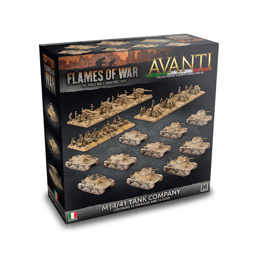 Flames of War - Italian Avanti M14/M41 Tank Company Army Deal - ITAB03