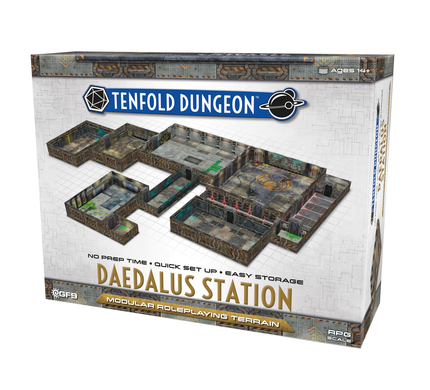 Tenfold Dungeon : Daedalus Station - Modular Roleplaying Terrain - Gale Force Nine