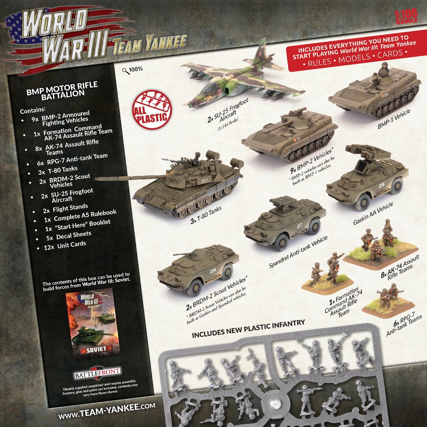 Flames of War - Team Yankee - Soviet Starter Force BMP Motor Rifle Battalion (2024) - TSUAB06