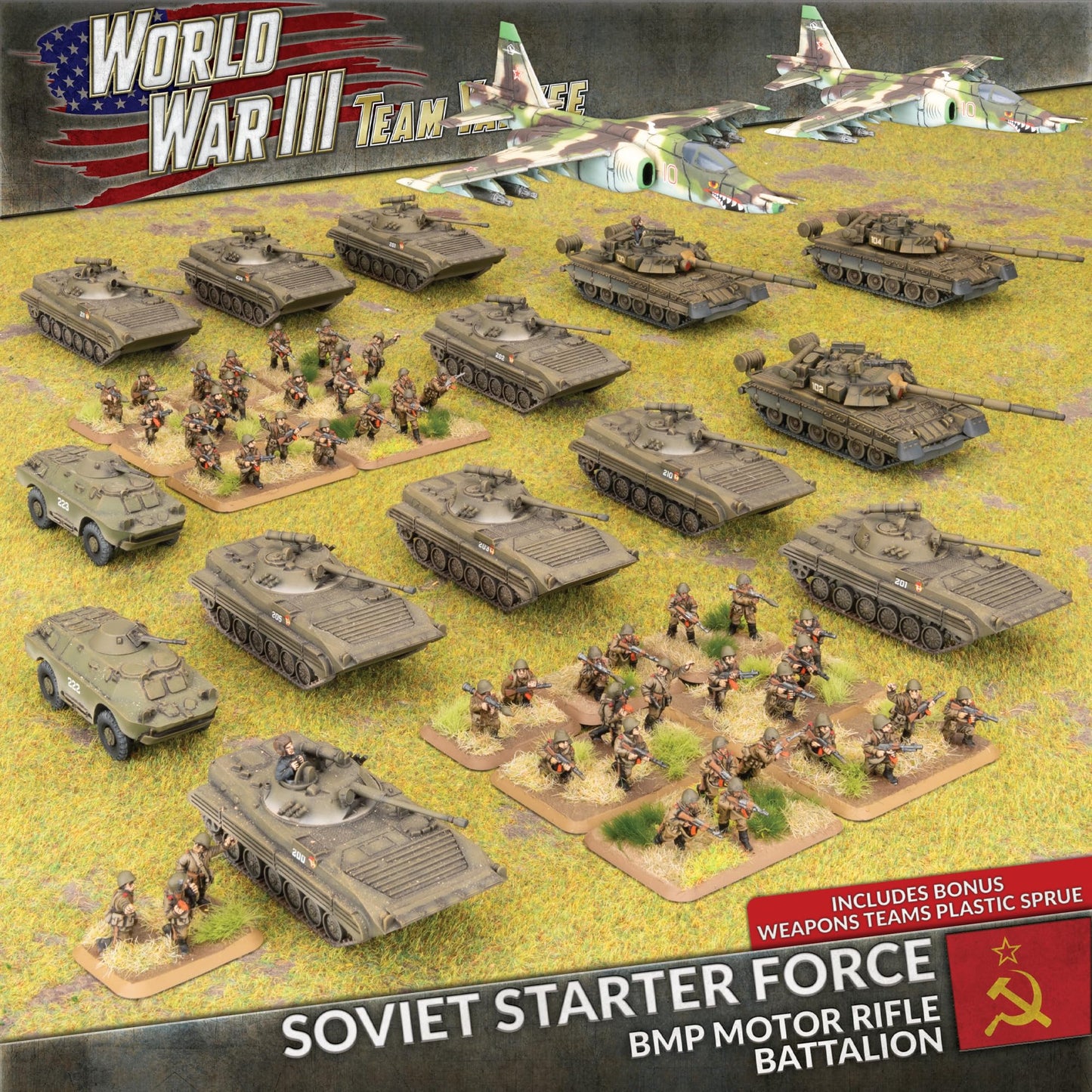 Flames of War - Team Yankee - Soviet Starter Force BMP Motor Rifle Battalion (2024) - TSUAB06