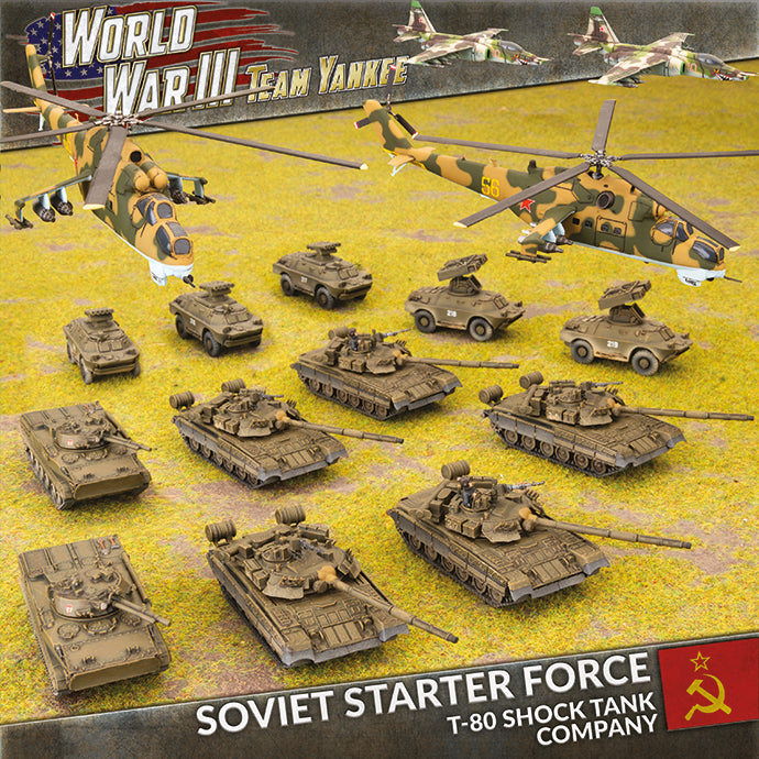 Team Yankee World War III - Soviet Starter Force T-80 Shock Tank Company - TSUAB04