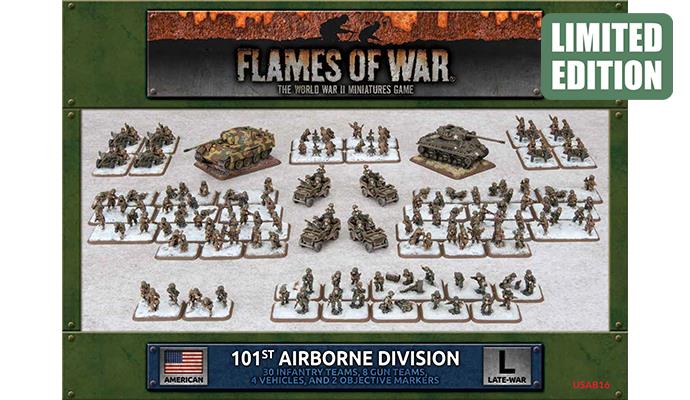 Flames of War - USAB16 - American 101st Airborne Division (Winter) Army Deal - Limited Edition